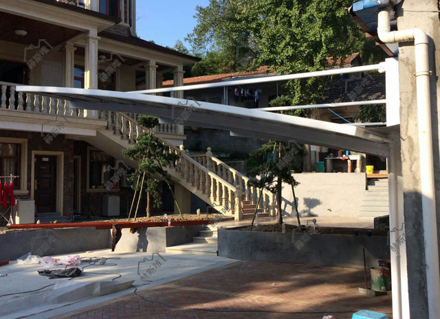 陽臺窗戶遮陽棚案例2  張先生