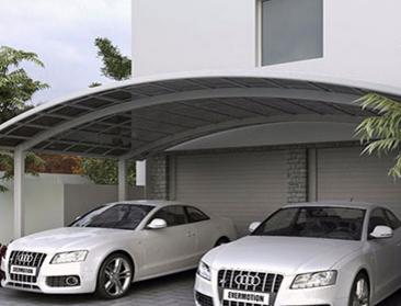 車棚中融入的現(xiàn)代元素