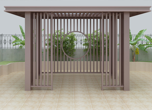 戶外新中式涼亭