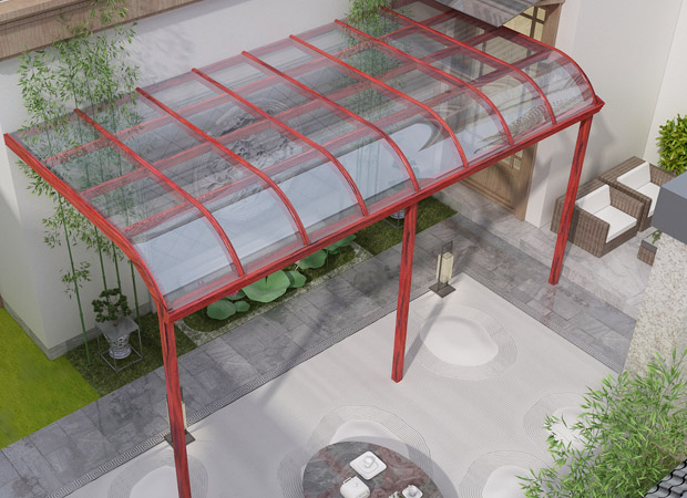 鋁合金露臺(tái)棚