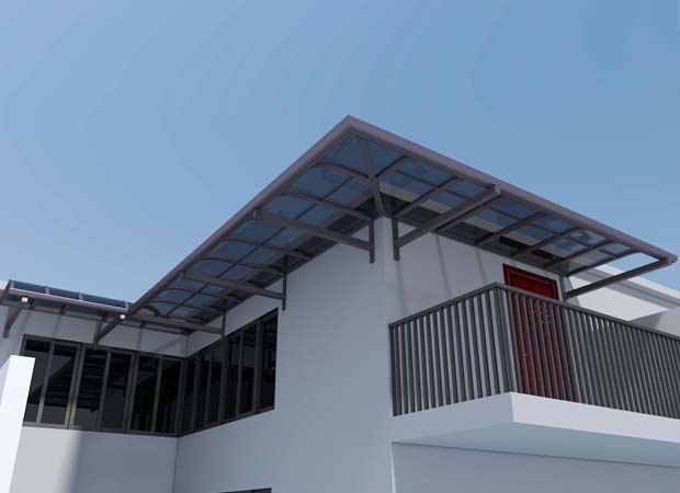 鋁合金遮陽雨棚