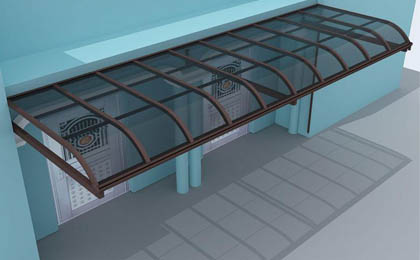 鋁合金雨棚/窗棚/露臺(tái)棚