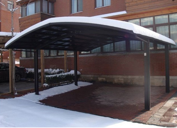 別墅小區(qū)車棚