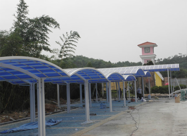 鋁合金小車車棚