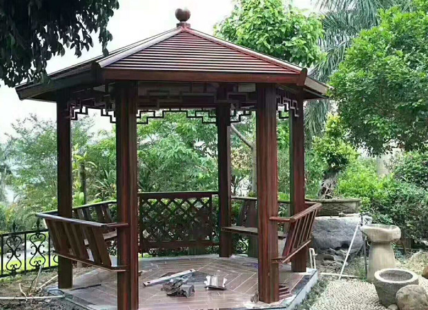 鋁合金四角涼亭