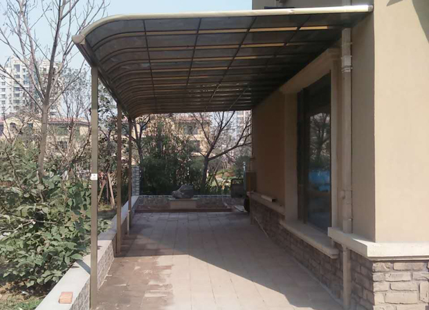 R型過(guò)道雨棚