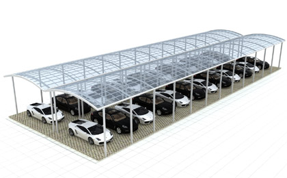 停車(chē)棚廠(chǎng)家/汽車(chē)停車(chē)棚