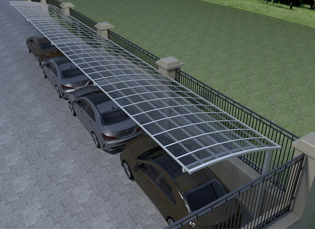 停車棚廠家/汽車停車棚