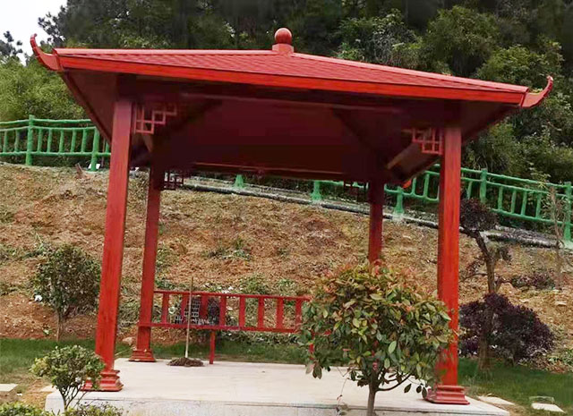 戶外涼亭四角亭