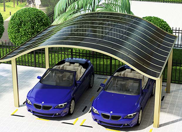 S型合抱車棚
