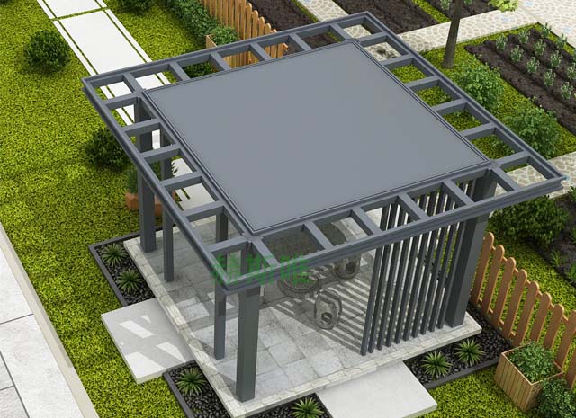 新中式涼亭 燈帶