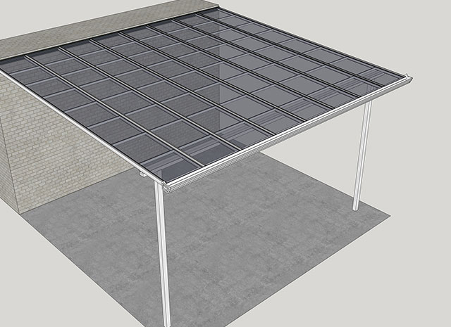 鋁合金車棚廠家直供