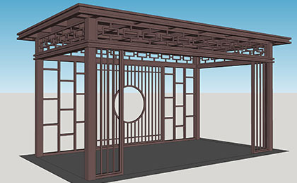 新中式?jīng)鐾?四角