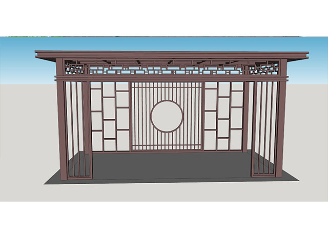 新中式?jīng)鐾?四角