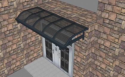 雨棚鋁合金遮陽(yáng)