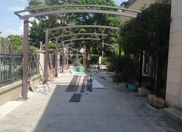 車棚停車棚家用