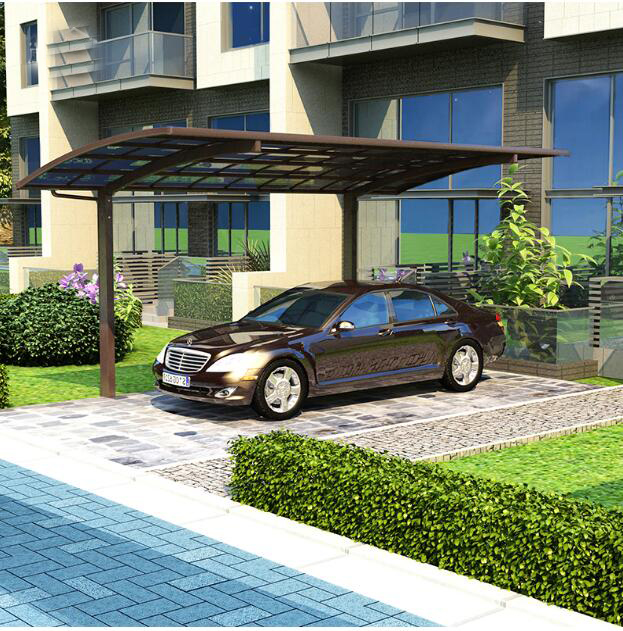 鋁合金停車棚效果圖2